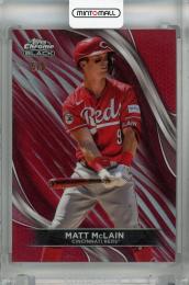 2024 TOPPS CHROME BLACK Matt McLain Red Refractors #92【5/5(ラストナンバー)】 Cincinnati Reds