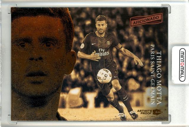 2016-17 Panini Aficionado Thiago Motta Artist’s Proof Bronze 05/49