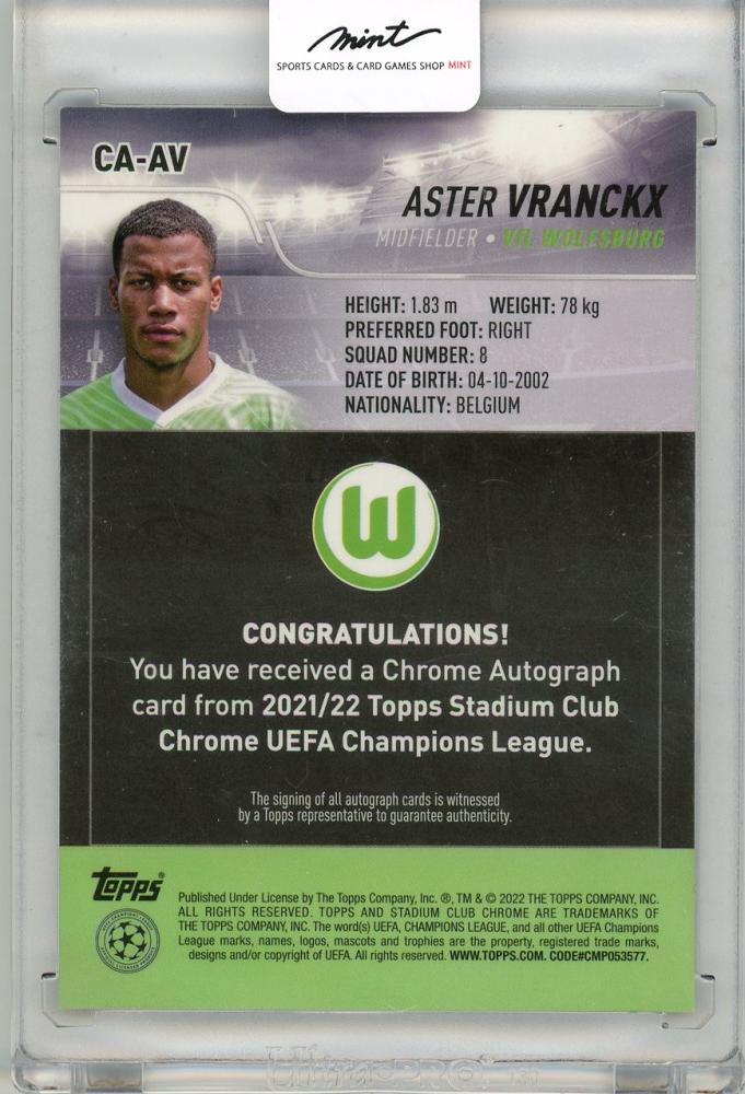 ミントモール / MINT 三宮店 / 202122 Stadium club chrome uefa champions league