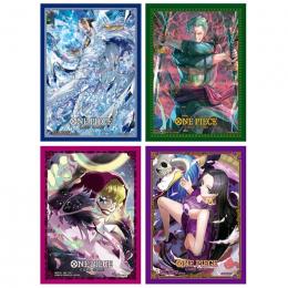 ワンピースカード デッキシールド スリーブ おまとめ5点 ハンコック、ウタ ワンピースカード デッキシールド スリーブ おまとめ5点