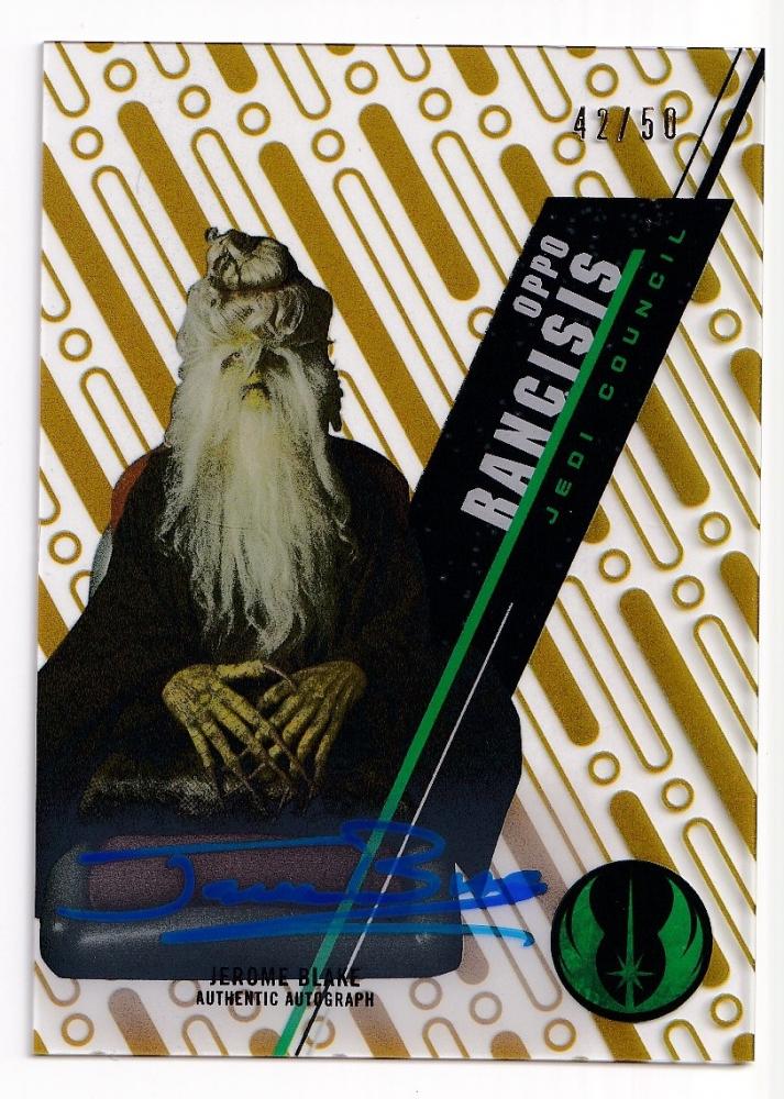 ミントモール Mint 新宿店 16 Topps Star Wars High Tek Gold Rainbow Parallel Autograph Jerome Blake As Oppo Rancisis 42 50 ミントモール Mint 新宿店 16 Topps Star Wars High Tek Gold Rainbow Parallel Autograph Jerome Blake As Oppo Rancisis 42 50