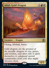 mtg アダルトゴールドドラゴン プレリ foil 日本語版 箔押し afr Foil】(216)《アダルト・ゴールド・ドラゴン/Adult Gold Dragon