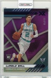 2020-21 Panini Chronicles XR Basketball LaMelo Ball Purple No. 290【5/49】 Charlotte Hornets