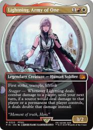 FOIL】【日】シーンドライブ、ライトニング/Lightning, Army of
