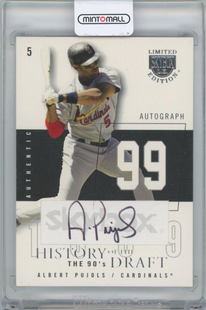 Albert Pujols Auto Fleer