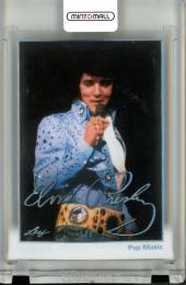 2024 Leaf Elvis Icons Collection  Elvis Presley 1960 Leaf Pop Music-Acetate Platinum Blue Parallel【1/7】《1stナンバー》