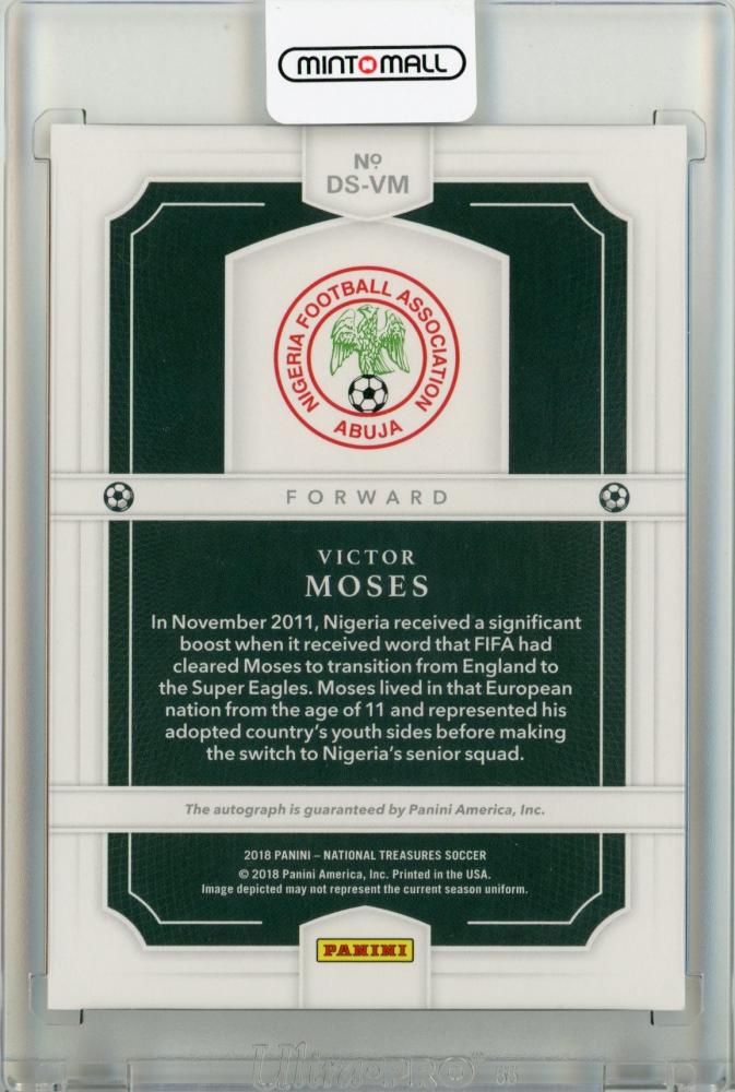 Udøve sport Hele tiden Bopæl ミントモール / MINT 仙台店 / 2018 Panini National Treasures Victor Moses Debut  Signatures Bronze 03/25