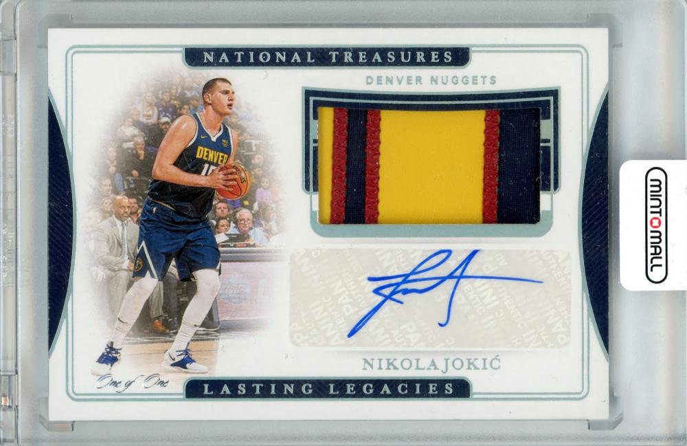 2019-20 PANINI National Treasures Nikola Jokic Lasting Legacies Super Prime 1枚限定 /1