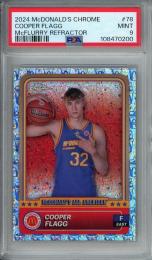 2024 Topps Chrome McDonald's All American Cooper Flagg McFlurry Refractors #28【PSA9】
