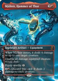 MTG 雷神、ソー 全面アート版 フォイル+ムジョルニアノンフォイル ミントモール / MINT GAMES MTG(東日本橋) / 【MSH】【ENG】【Foil