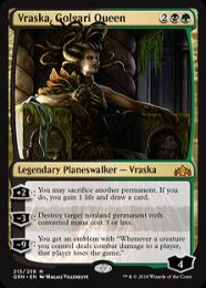 【GRN】【ENG】【Foil】《ゴルガリの女王、ヴラスカ/Vraska, Golgari Queen》