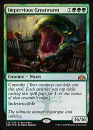 【GRN】【ENG】【Foil】《動じない大ワーム/Impervious Greatwurm》