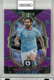 2022-23 Panini Select Premier League  Ilkay Gundogan Terrace Base Purple Mojo Prizm