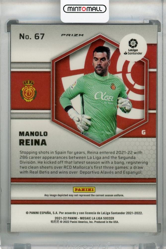 ミントモール Mint 浦和店 21 22 Panini Mosaic La Liga Rcd Mallorca Manolo Reina Base Red Rc パラレル版