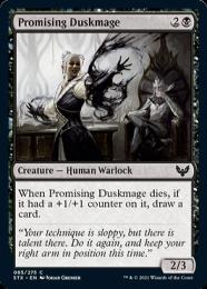 【STX】【ENG】【Foil】《有望な薄暮魔道士/Promising Duskmage》