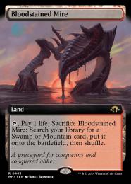 血染めのぬかるみ Bloodstained Mire MTG 英語版 Foil】《血染めのぬかるみ/Bloodstained Mire》[EXP] 土地R