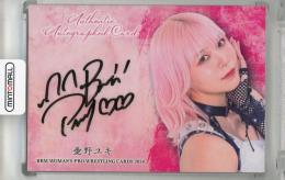 2024 BBM 女子プロレスカード 愛野ユキ 直筆サインカード シークレット版【17/90】