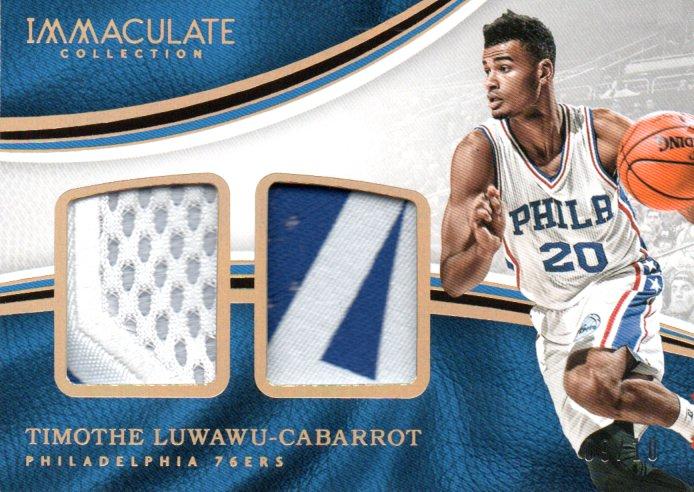 ミントモール Mint 梅田店 16 17 Panini Immaculate Luwawu Cabarrot Dual Materials 09 10 ミントモール Mint 梅田店 16 17 Panini Immaculate Luwawu Cabarrot Dual Materials 09 10