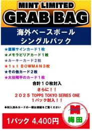 【梅田店限定】海外ベースボール シングルパック
