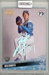 【写真違いver./緑箔サイン版 35/75】BBM ベースボールカード 073 柴田獅子 北海道日本ハムファイターズ (レギュラーカード) 2025 ルーキーエディション Yahoo!オークション - [柴田獅子] 75枚限定 緑箔 サインカード
