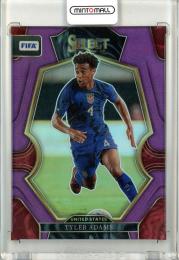 2022-23 Panini Select FIFA United States Tyler Adams Mezzanine Base Purple Prizm 05/75