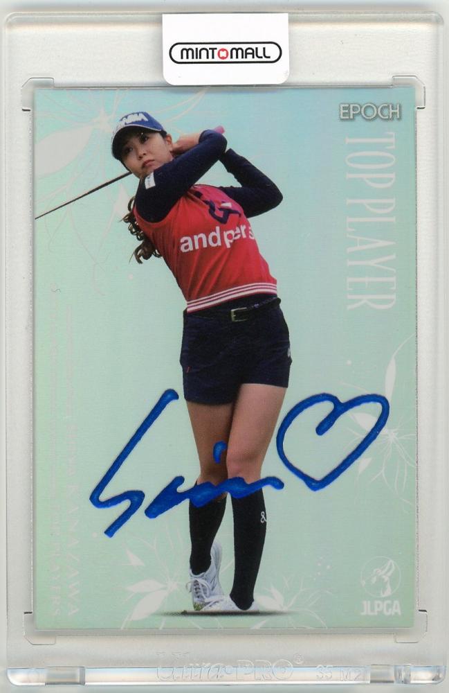 2023 EPOCH JLPGA TOP PLAYERS 金澤志奈 デコモリシグネチャーカード サファイア箔【25/25 ラストナンバーカード】 女子プロゴルフ