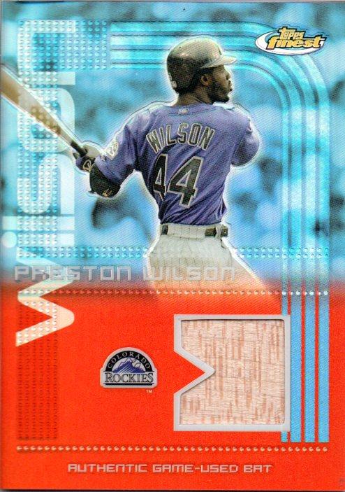 ミントモール Mint 梅田店 04 Topps Finest Preston Wilson Game Used Bat ミントモール Mint 梅田店 04 Topps Finest Preston Wilson Game Used Bat