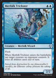 【DOM】【ENG】【Foil】《マーフォークのペテン師/Merfolk Trickster》