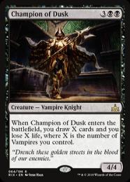 【RIX】【ENG】【Foil】《薄暮の勇者/Champion of Dusk》