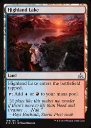 【RIX】【ENG】【Foil】《高地の湖/Highland Lake》