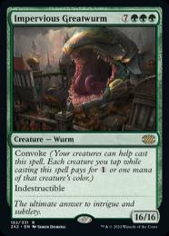 【2X2】【ENG】【Foil】《動じない大ワーム/Impervious Greatwurm》