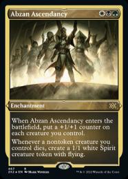 【2X2】【ENG】【エッチングFoil】《アブザンの隆盛/Abzan Ascendancy》 特別版