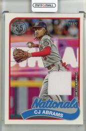 2024 Topps Series Two CJ Abrams 1989 Topps Baseball Relic Washington Nationals