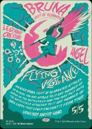 【入手困難】大判カード 雪花石を率いる者、ブルーナ 特製獄庫 プロモ foil 入手困難】大判カード 雪花石を率いる者、ブルーナ 特製獄庫 プロモ