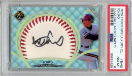 2024 EPOCH NPB ラグジュアリー コレクション イチロー 直筆サイン入りボールカード【Last No. 3/3】【PSA8】 オリックス・ブルーウェーブ