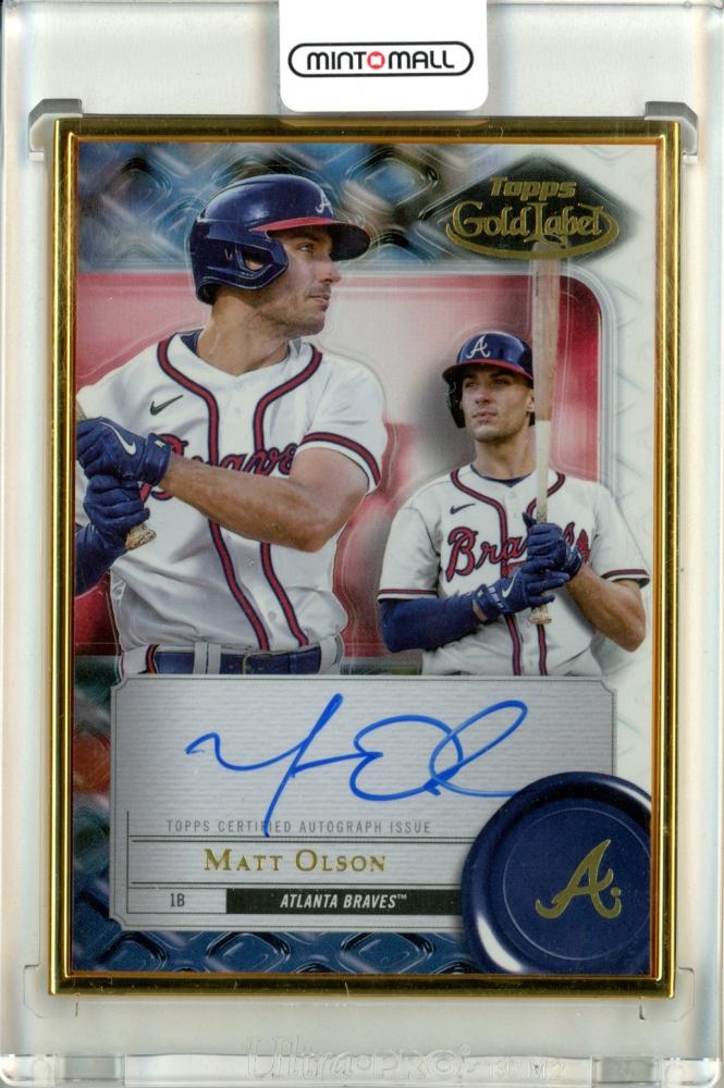 topps  matt olson サイン