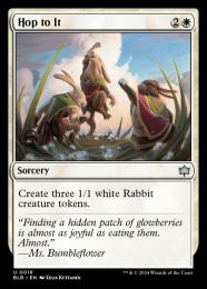 MTG 跳び込め　Hop to It キャンバスプリント ミントモール / MINT GAMES MTG(東日本橋) / 【BLB】【ENG】〈016-U-W