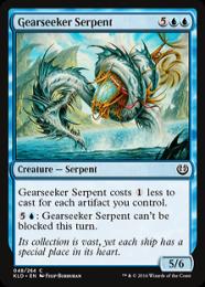 【KLD】【ENG】【Foil】《歯車襲いの海蛇/Gearseeker Serpent》