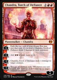 【KLD】【ENG】【Foil】《反逆の先導者、チャンドラ/Chandra, Torch of Defiance》