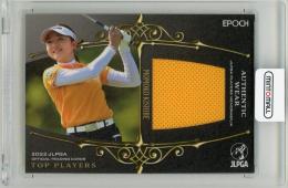2022 EPOCH JLPGA TOP PLAYERS 岸部桃⼦ メモラビリアカード(ウエア)【262/270】 女子プロゴルフ