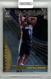 2019-20 Panini Donruss Optic Zion Williamson #14 All Clear For Takeoff Pelicans