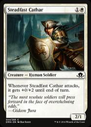 【EMN】【ENG】《不動の聖戦士/Steadfast Cathar》