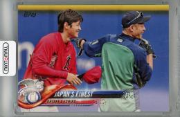 2018 Topps Update Series Shohei Ohtani/Ichiro Japan's Finest Los Angeles Angels/Seattle Mariners