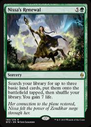 【BFZ】【ENG】《ニッサの復興/Nissa's Renewal》