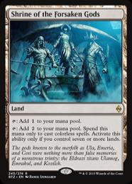 【BFZ】【ENG】【Foil】《見捨てられた神々の神殿/Shrine of the Forsaken Gods》