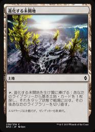 【BFZ】【JPN】《進化する未開地/Evolving Wilds》