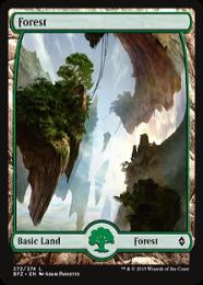 【BFZ】【ENG】【Foil】《森/Forest》No.272 フルアート