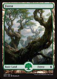 【BFZ】【ENG】【Foil】《森/Forest》No.274 フルアート