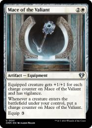 【CMM】【ENG】【Foil】《勇敢な者の鎚鉾/Mace of the Valiant》