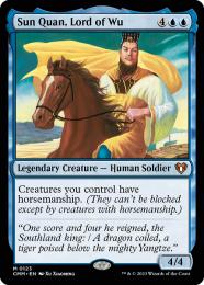 MTG 呉主 孫権/Sun Quan, Lord of Wu 英語版FOIL1枚 ミントモール / MINT GAMES MTG(東日本橋) / 【CMM】【ENG